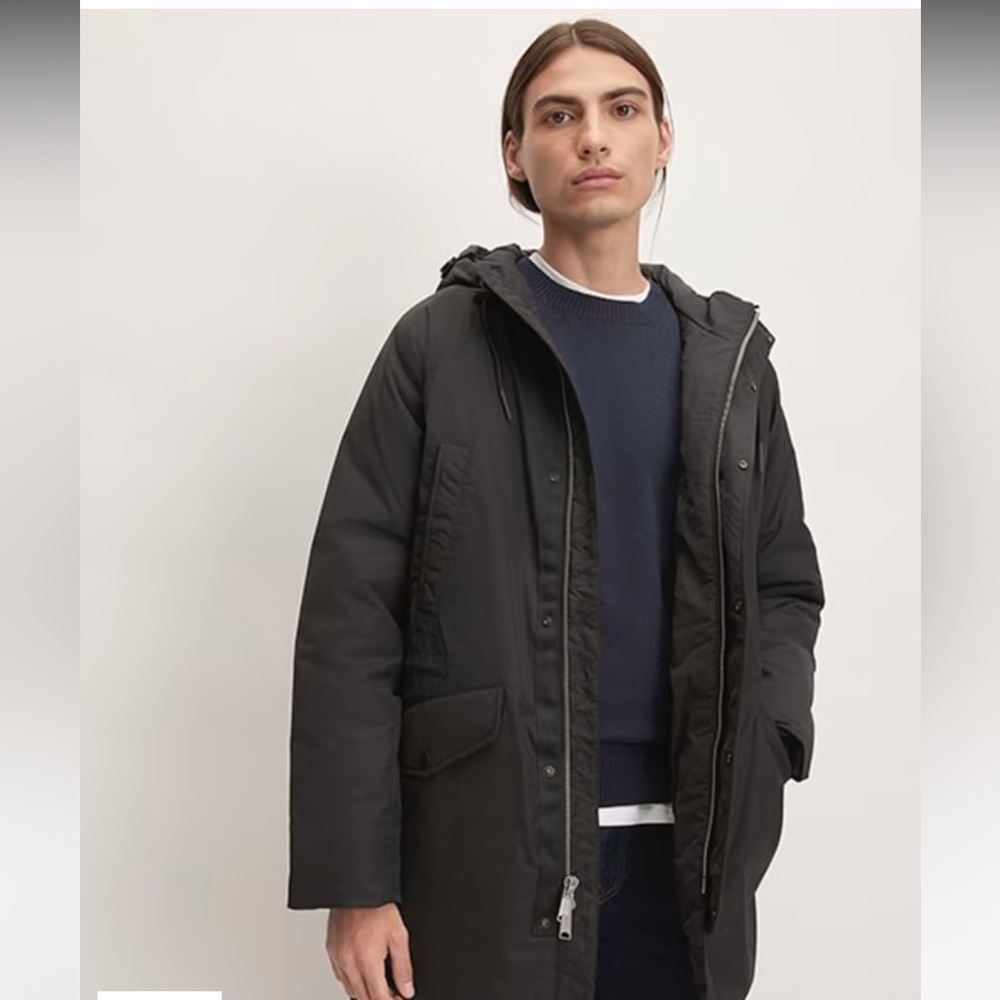 Mens Everlane ReNew Long Parka - M